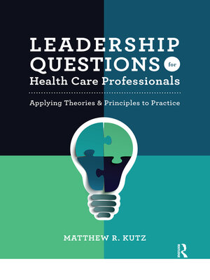 cover image of Leadership Questions for Health Care Professionals